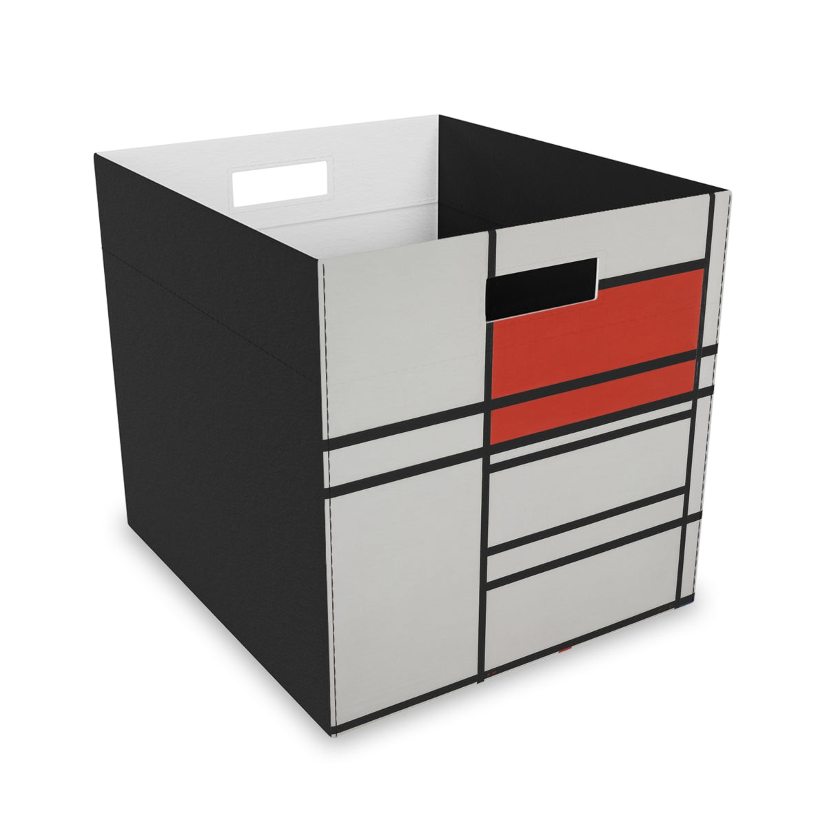 Mondrian Lp Storage Rack Stylish Piet Mondrian Storage Box – Art House Fashion