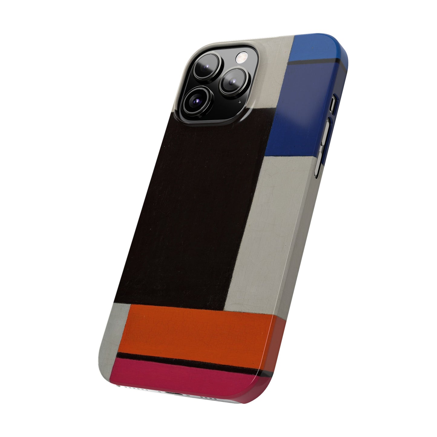 a cell phone case with a colorful design on it