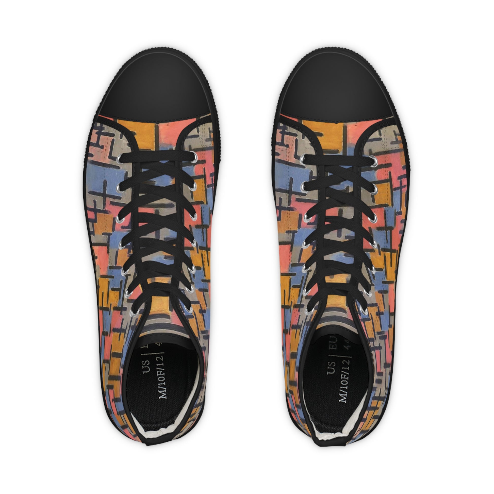 PIET MONDRIAN - COMPOSIZIONE - HIGH TOP SNEAKERS FOR HIM 