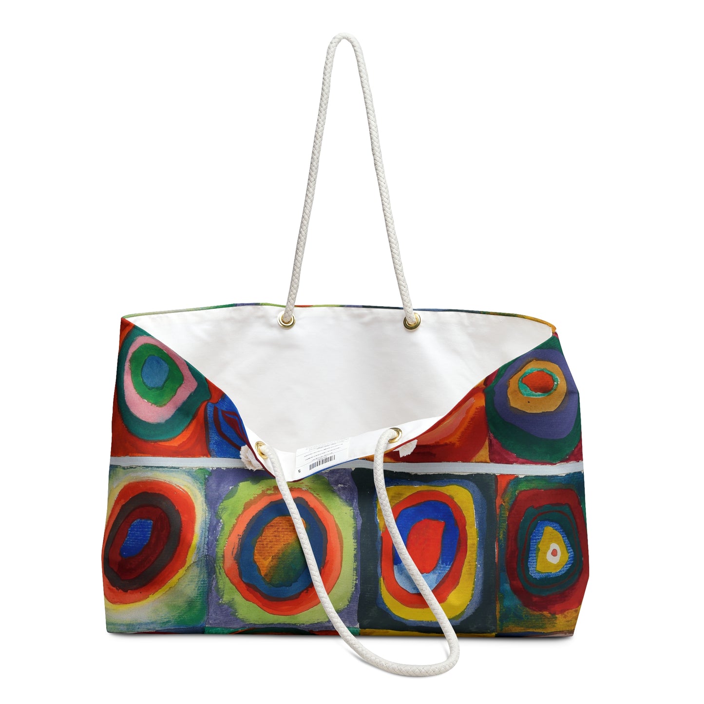 WASSILY KANDINSKY - FARBSTUDIE QUADRATE - WEEKENDER TOTE BAG