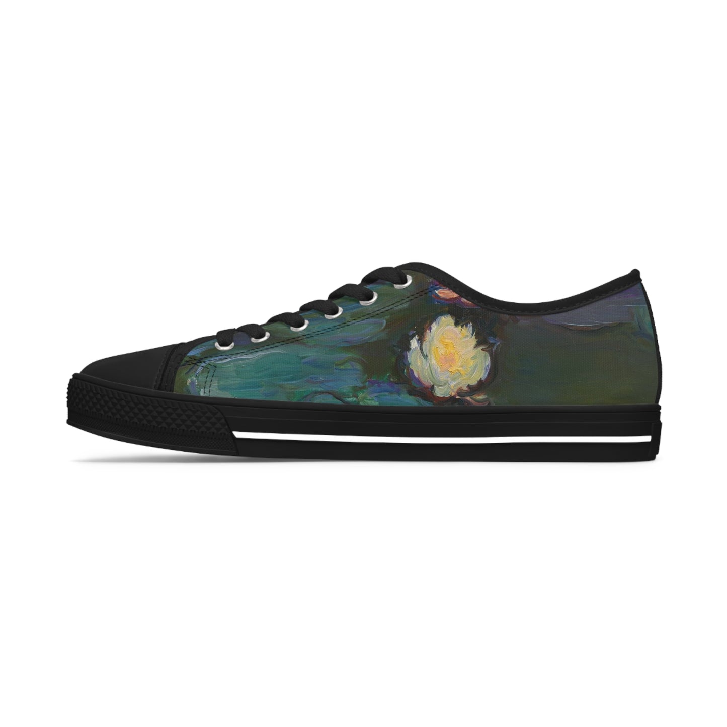 CLAUDE MONET - NYMPHEAS - LOW TOP ART SNEAKERS FOR HER