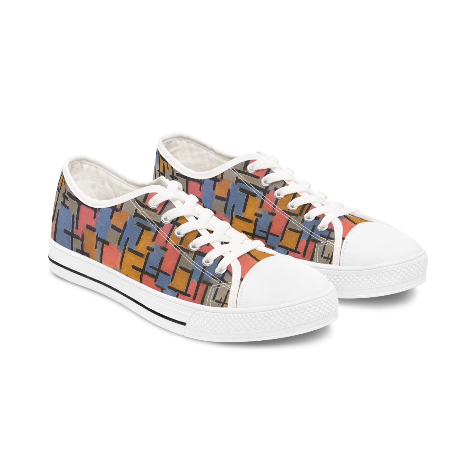 PIET MONDRIAN - COMPOSIZIONE - LOW TOP ART SNEAKERS FOR HER