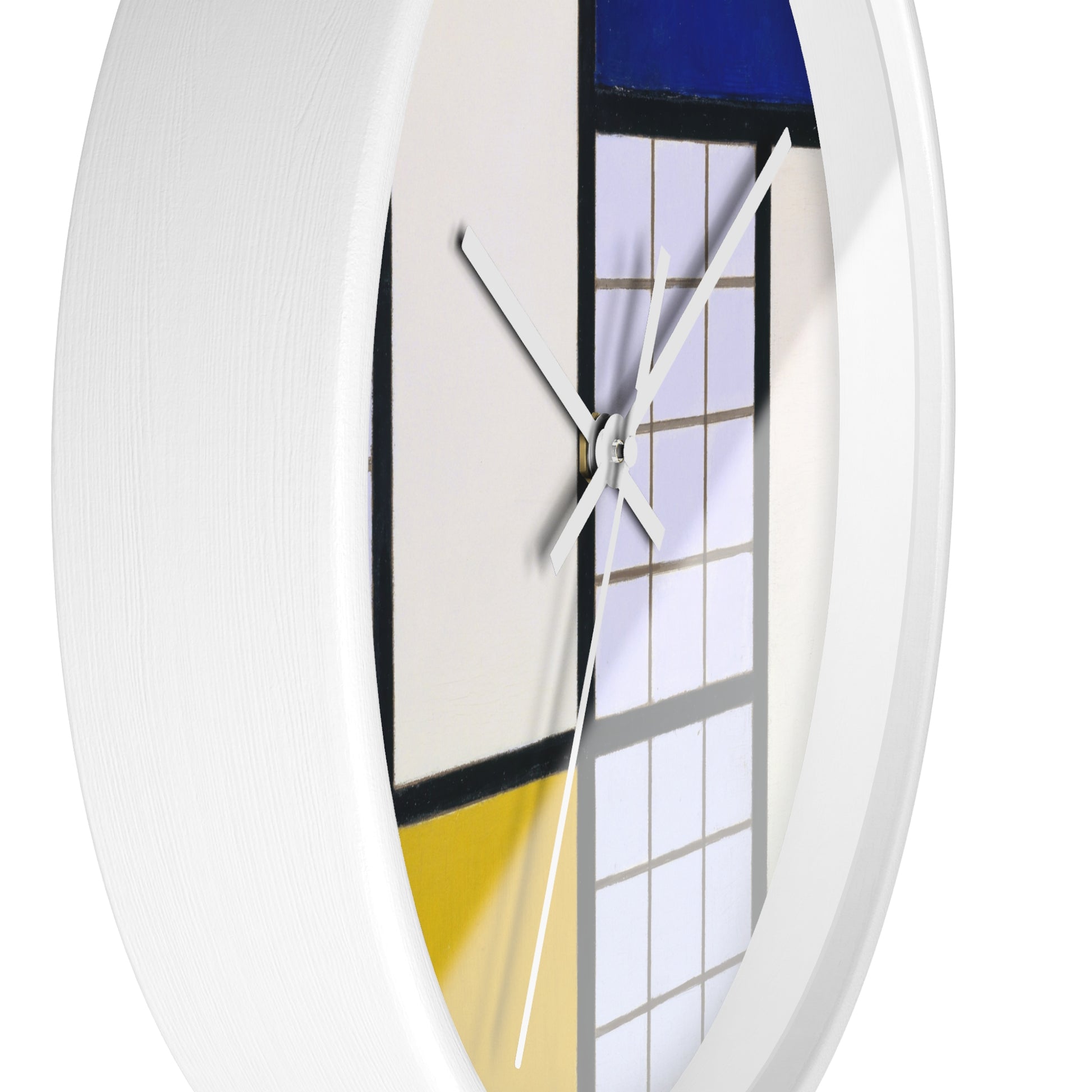 THEO VAN DOESBURG - COMPOSITION IN HALF-TONES - WOODEN ART WALL CLOCK