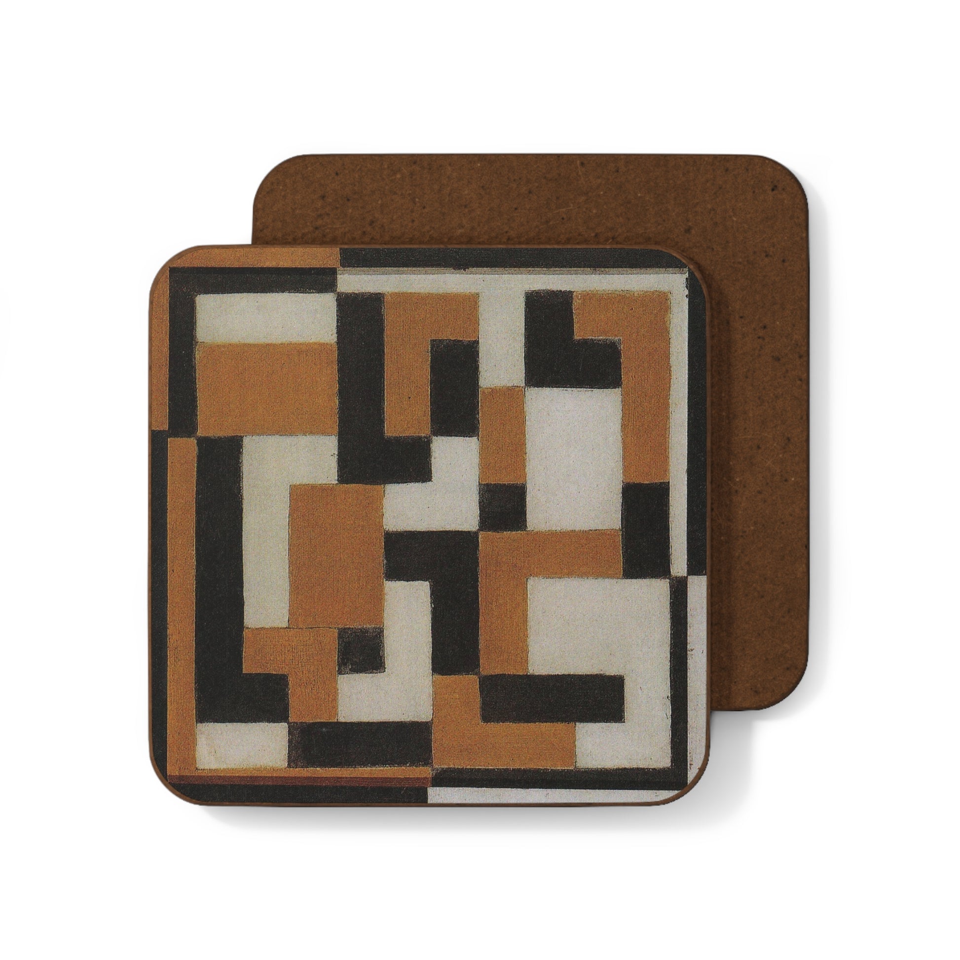 THEO VAN DOESBURG - COMPOSITION - HARDBOARD BACK COASTER