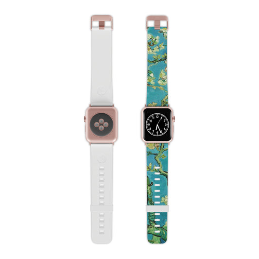 VINCENT VAN GOGH - ALMOND BLOSSOMS - ART WATCH BAND FOR APPLE WATCH