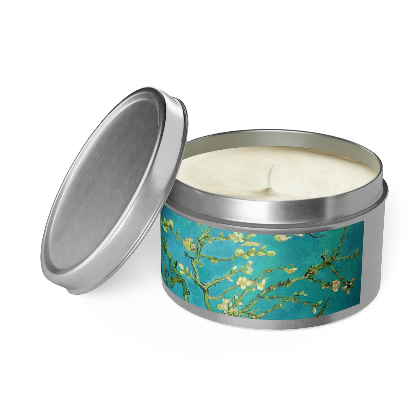 VINCENT VAN GOGH - ALMOND BLOSSOMS - TIN CANDLE - LOVED!