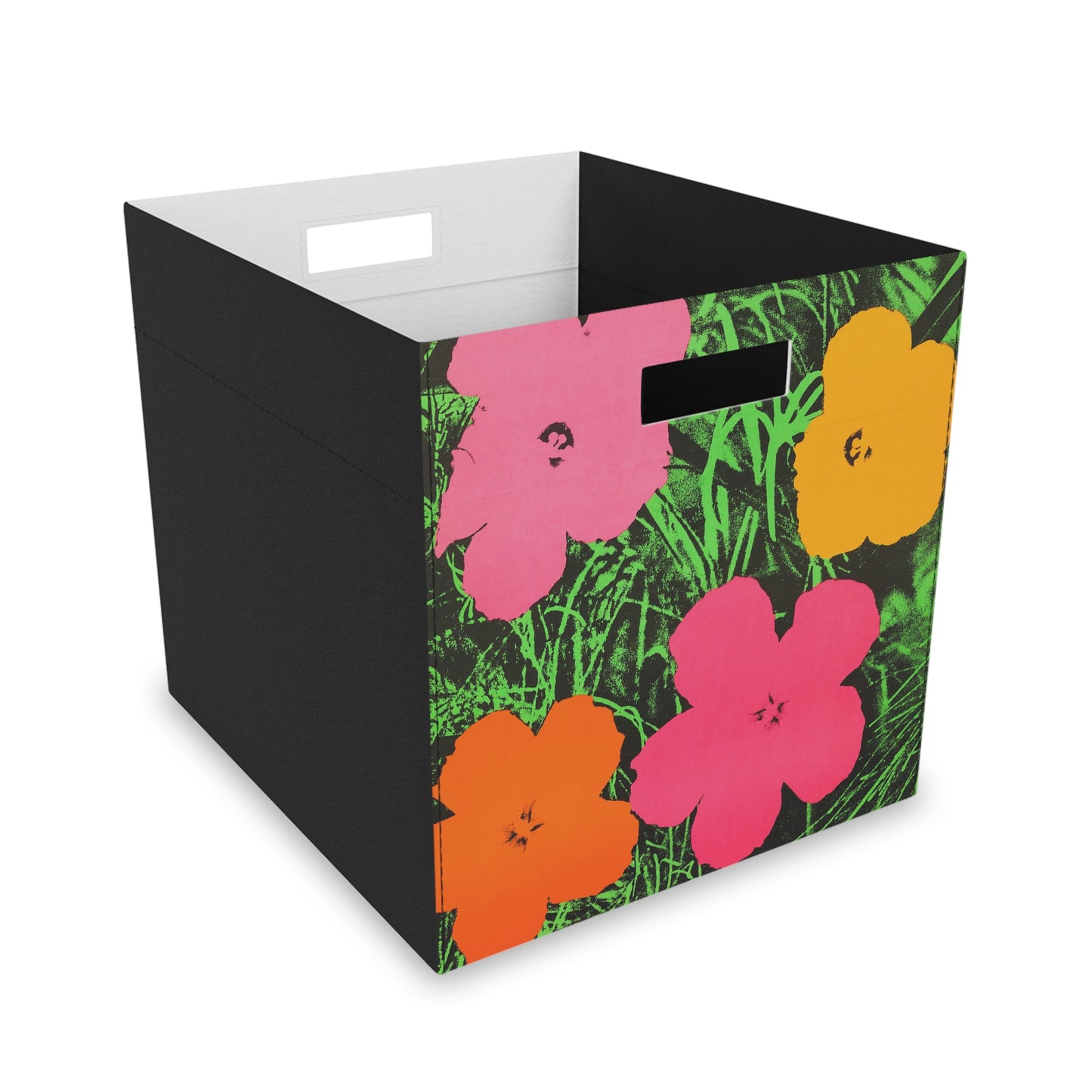 ANDY WARHOL - FLOWERS - ART STORAGE BOX (ORGANIZER)