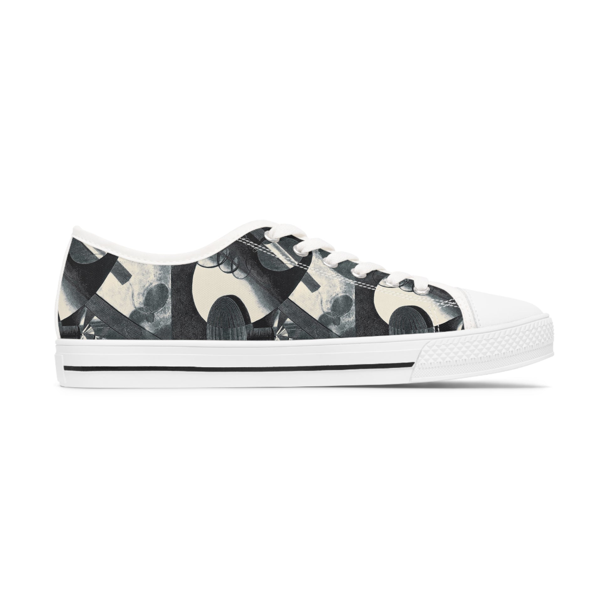 KAROL HILLER - HELIOGRAPHIC COMPOSITION (XXIX) - LOW TOP ART SNEAKERS FOR HER