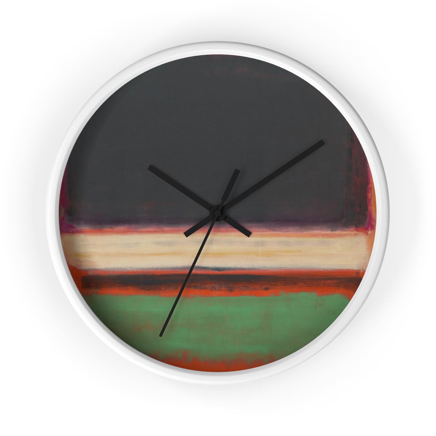 MARK ROTHKO - ABSTRACT - WOODEN WALL ART CLOCK 