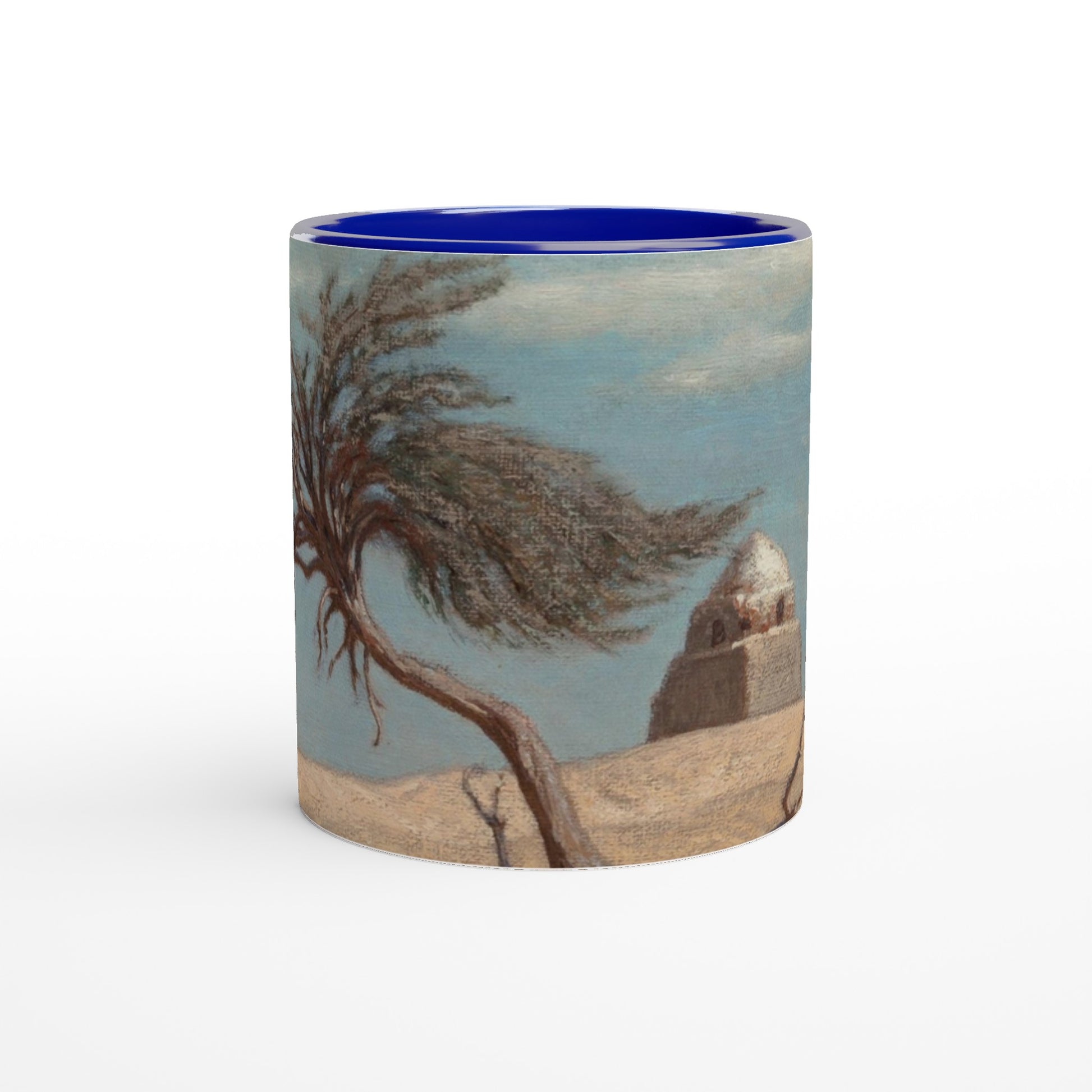 ELIHU VEDDER - TREE AND GRAVES ON THE WAY TO TEL EL ARMANO, EGYPT - COFFEE MUG