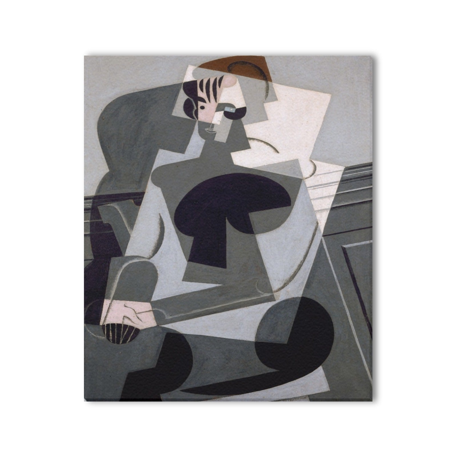 JUAN GRIS - PORTRAIT OF JOSETTE GRIS (1916) - WRAPPED CANVAS PRINT 20" x 24"