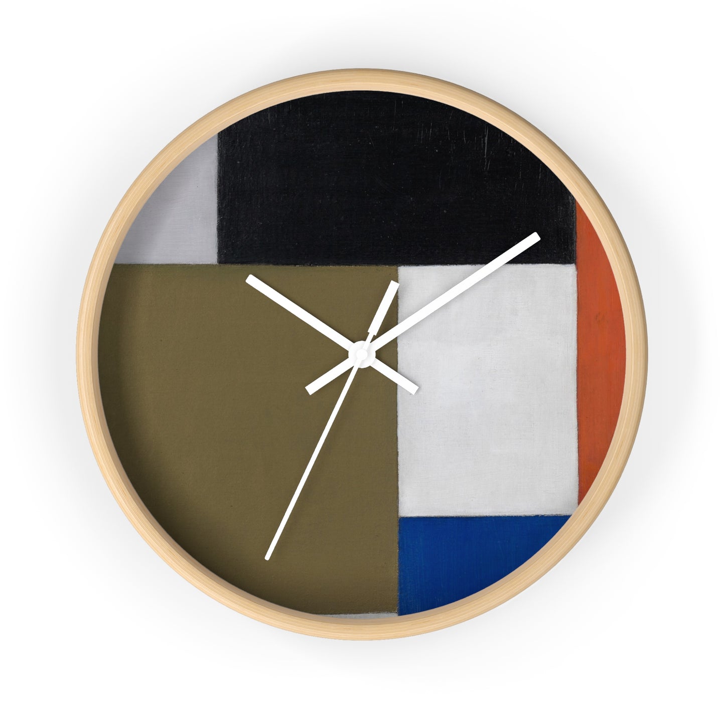 THEO VAN DOESBURG - COMPOSITION - WOODEN ART WALL CLOCK