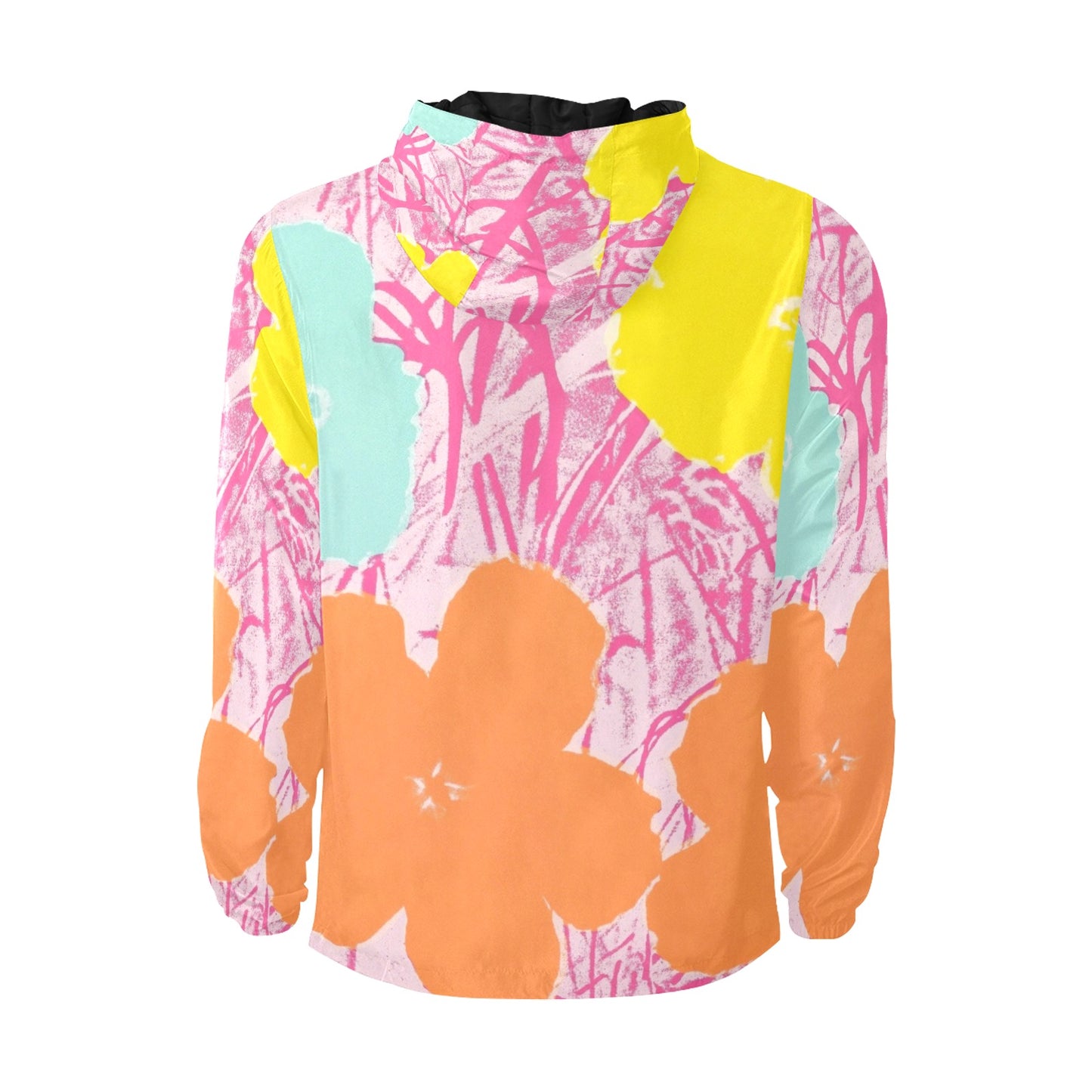 ANDY WARHOL - FLOWERS - MEN'S QUILTED WINDBREAKER