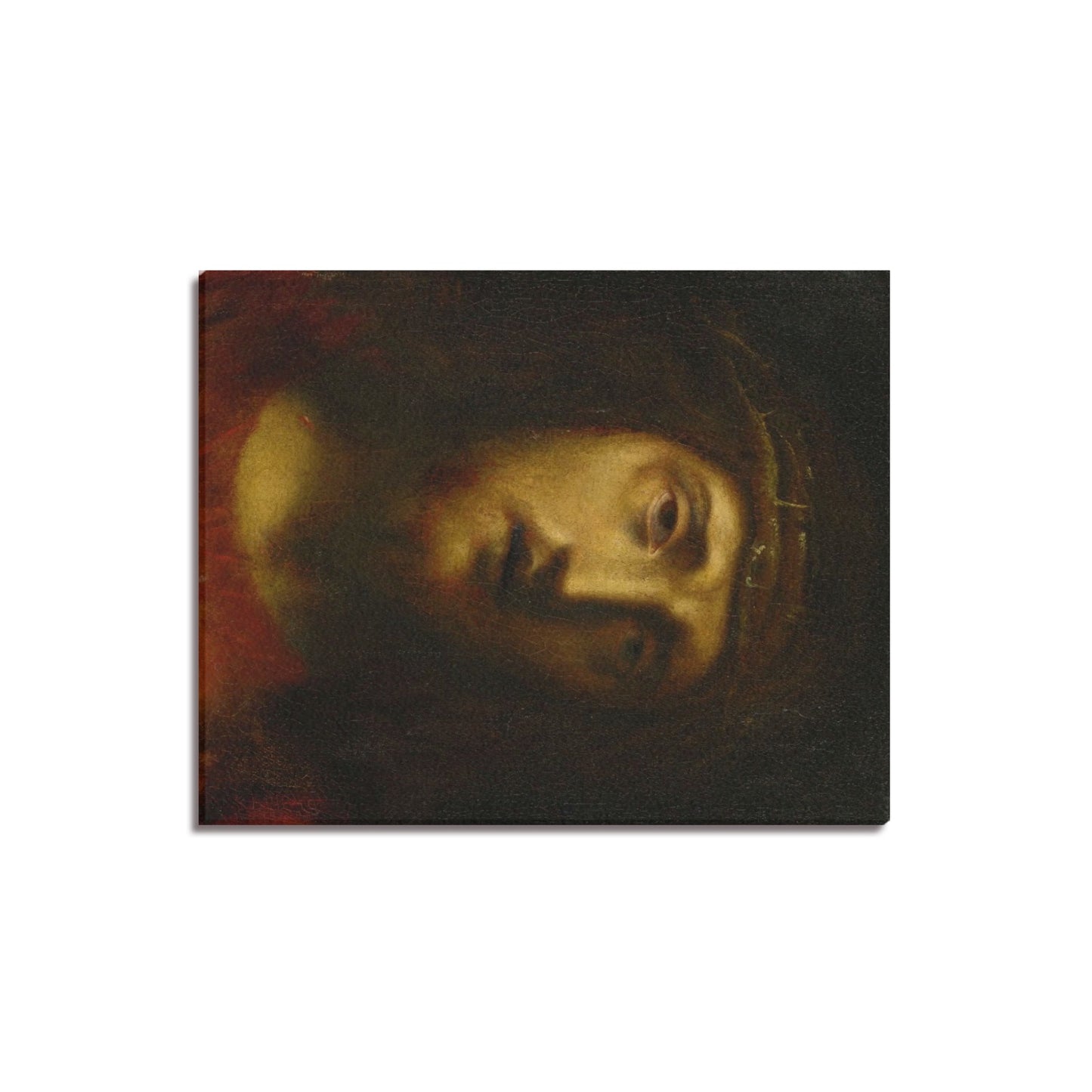 FOLLOWER OF CORREGGIO - CHRIST WITH CROWN OF THORNS - CANVAS PRINT 16" x 20"