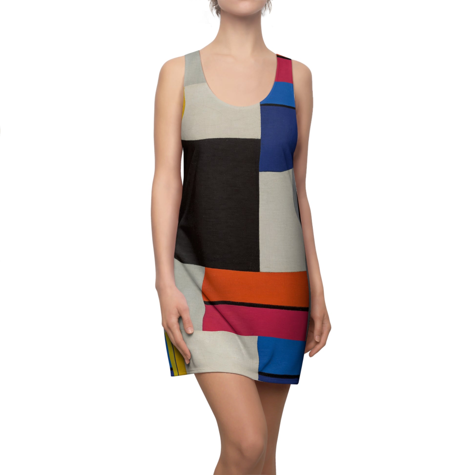 THEO VAN DOESBURG - COMPOSITION XXI - CUT & SEW RACERBACK DRESS