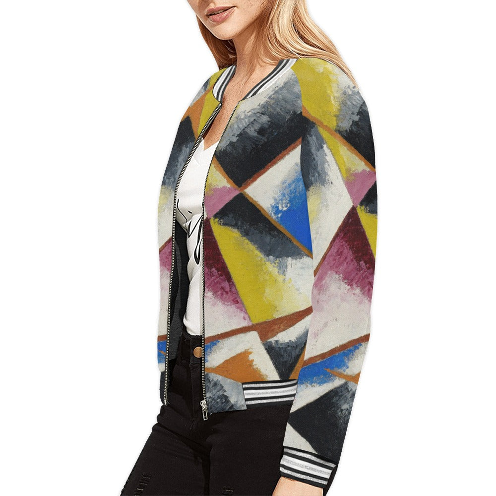 LYUBOV POPOVA - UNTITLED COMPOSITION - WOMEN'S FULL ZIPPER JACKET