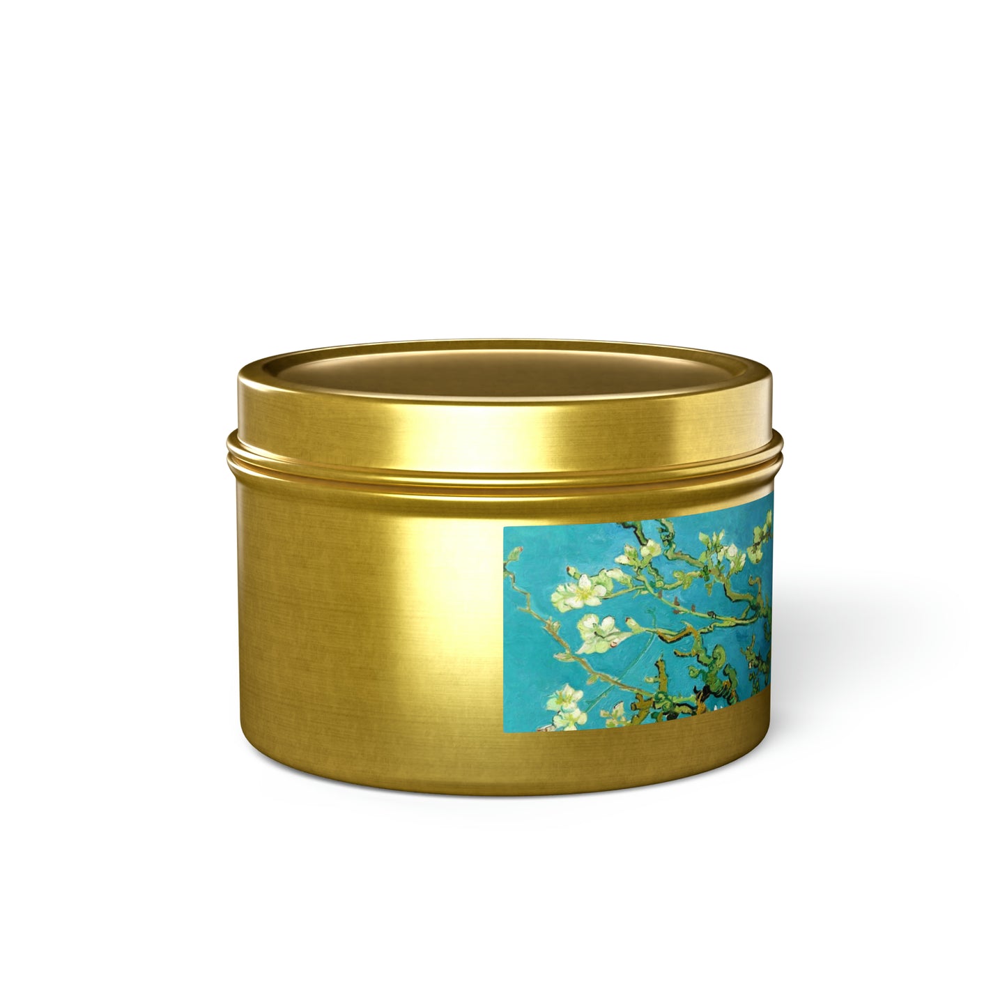 VINCENT VAN GOGH - ALMOND BLOSSOMS - TIN CANDLE - LOVED!