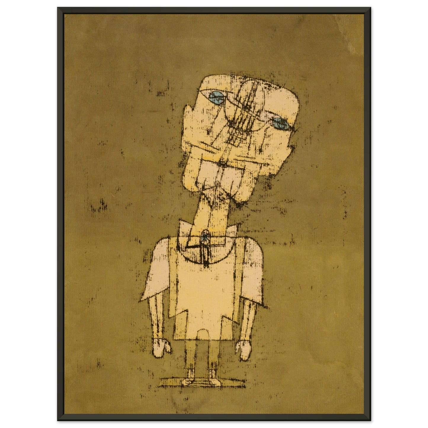 PAUL KLEE - GHOST OF A GENIUS (1922 ) - MUSEUM MATTE POSTER IN METAL FRAME