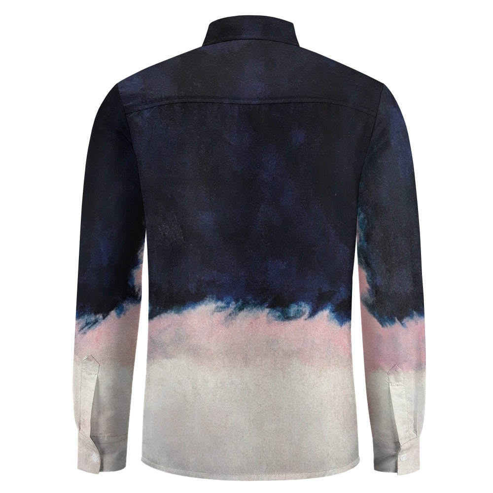 MARK ROTHKO - ABSTRACT - ONE POCKET LONG SLEEVE SHIRT FOR HIM 