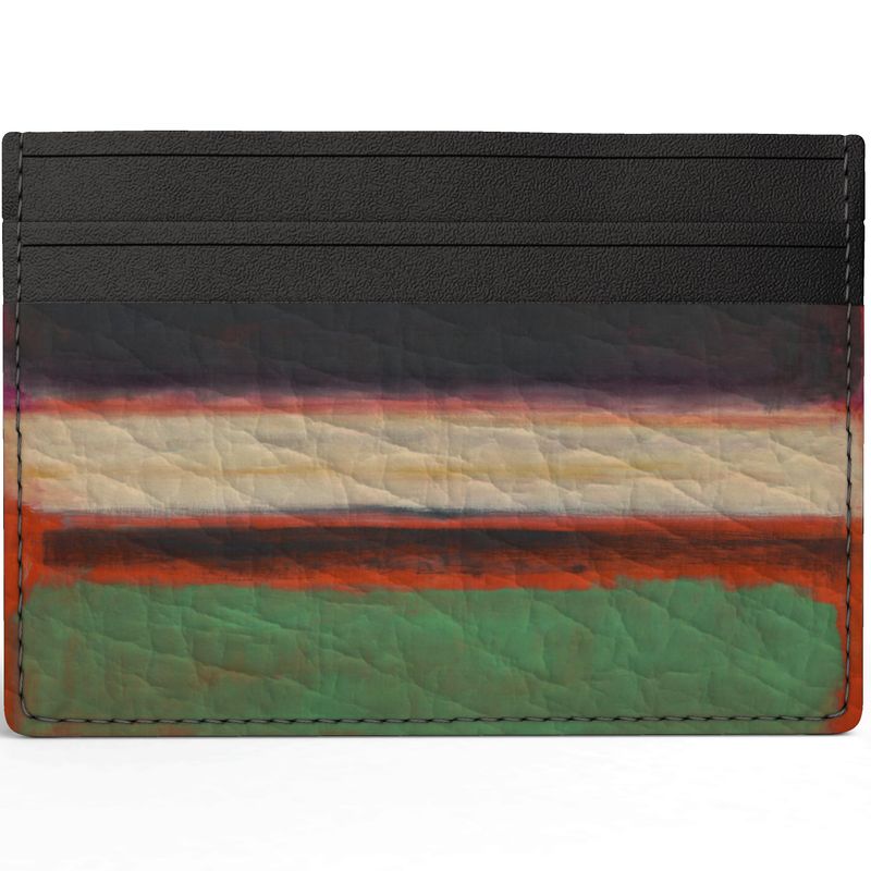 MARK ROTHKO - ABSTRACT - LEATHER CREDIT CARD HOLDER