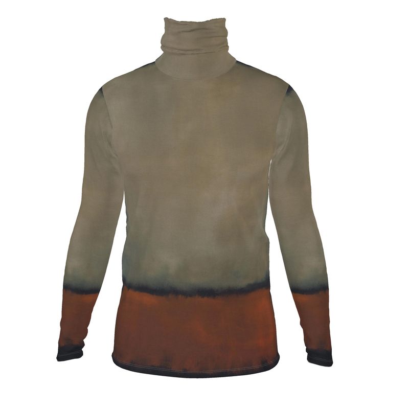 MARK ROTHKO - ABSTRACT - MEN SLIM FIT ROLL NECK FOR HIM