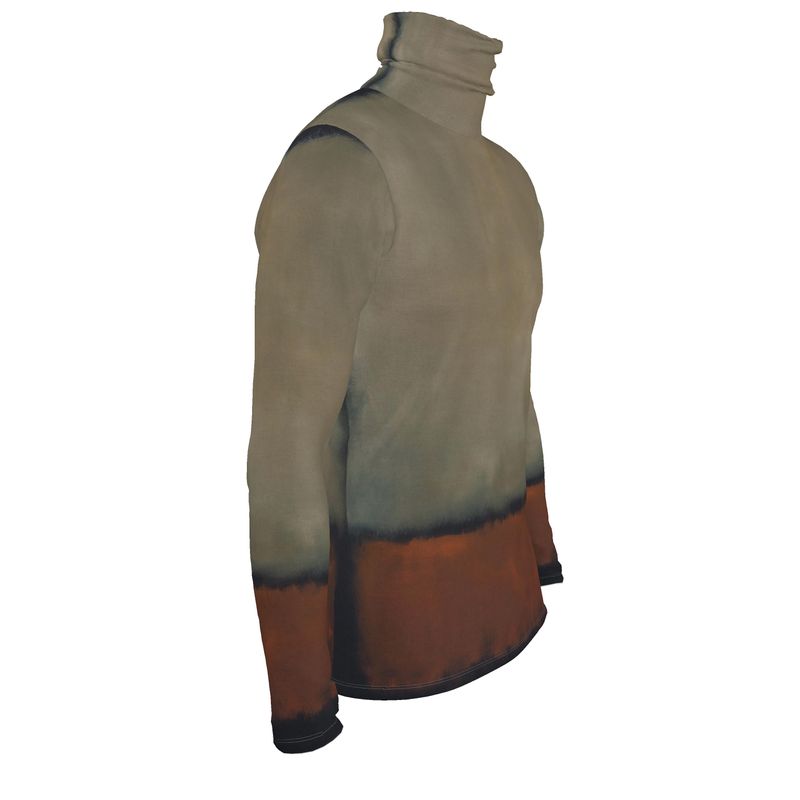 MARK ROTHKO - ABSTRACT - MEN SLIM FIT ROLL NECK FOR HIM