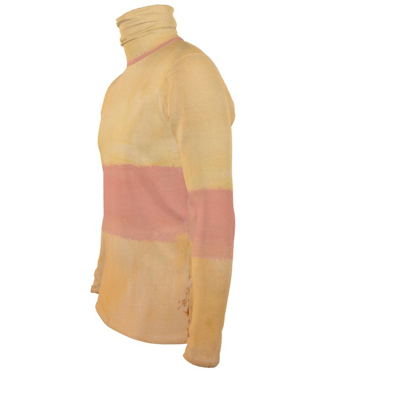 MARK ROTHKO - ABSTRACT - MEN SLIM FIT ROLL NECK FOR HIM