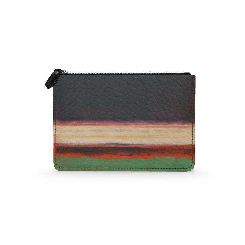 MARK ROTHKO - ABSTRACT - NAPPA LEATHER POUCH