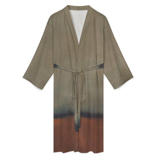 MARK ROTHKO - ABSTRACT ART - MEN'S POLYESTER BATHROBE