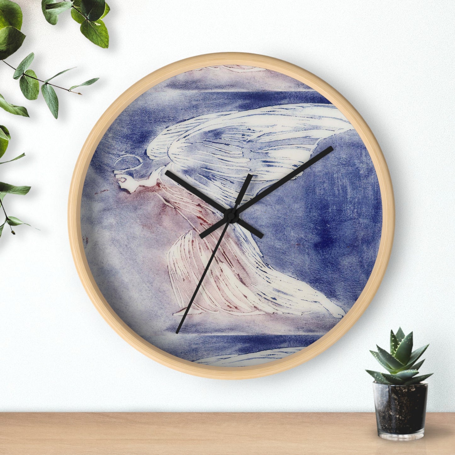 VENNY SOLDAN - BROFELDT - ENKELI, TANSSI - WOODEN WALL ART CLOCK