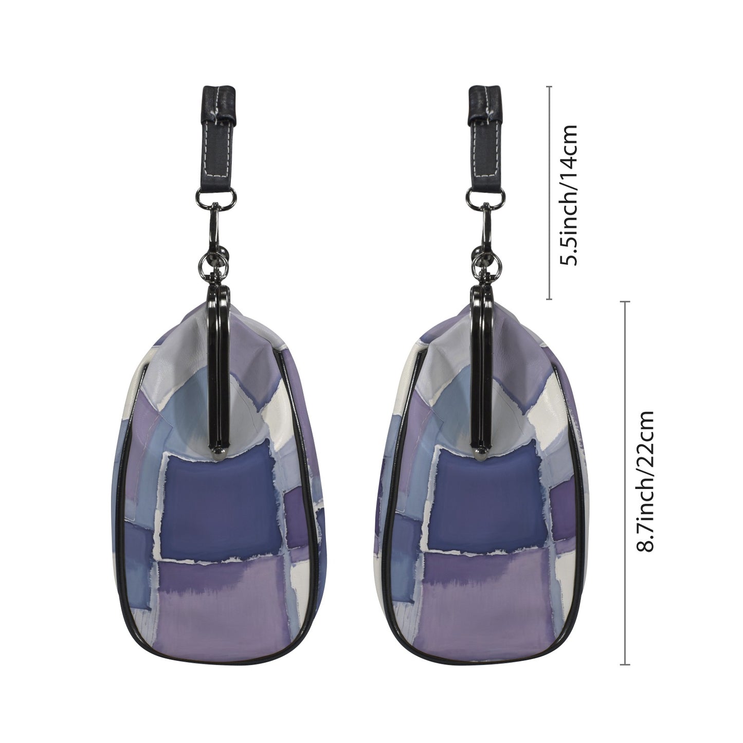 MARK ROTHKO - ABSTRACT - KISSLOCK CROSSBODY SHOULDER BAG 