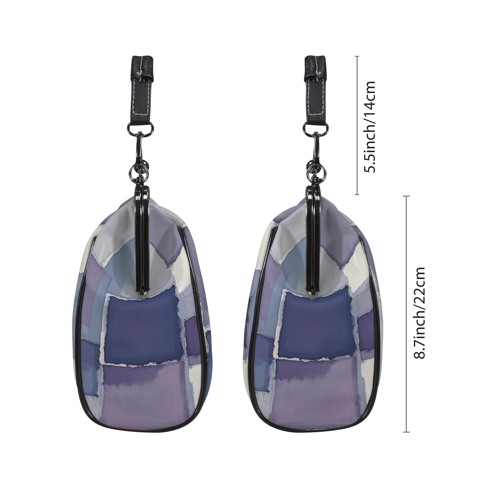 MARK ROTHKO - ABSTRACT - KISSLOCK CROSSBODY SHOULDER BAG 