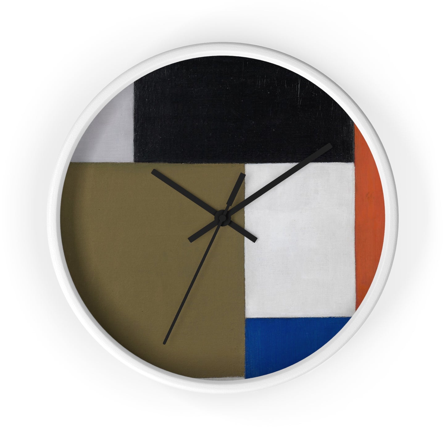 THEO VAN DOESBURG - COMPOSITION - WOODEN ART WALL CLOCK