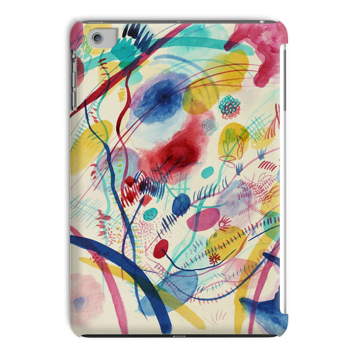 WASSILY KANDINSKY- COMPOSITION IN RED, BLUE, GREEN AND YELLOW - TABLET CASE