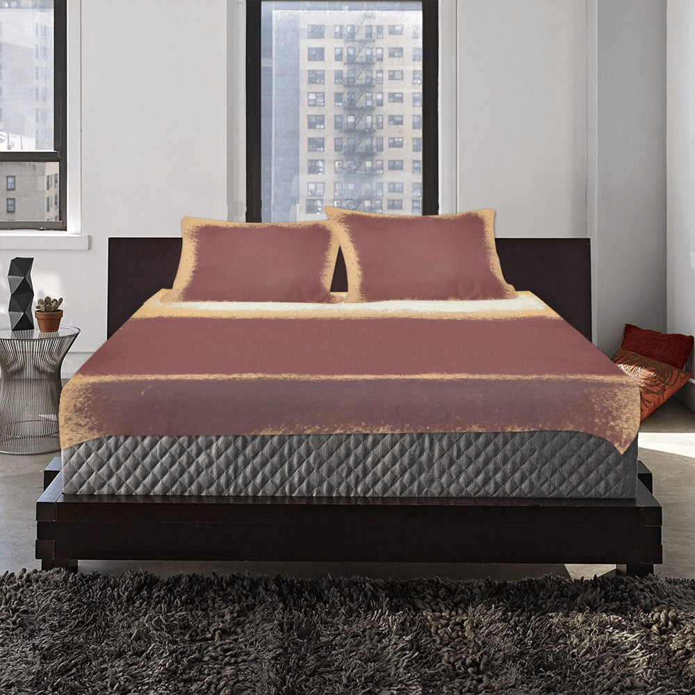 MARK ROTHKO - ABSTRACT - 3-PIECES BEDDING SET 