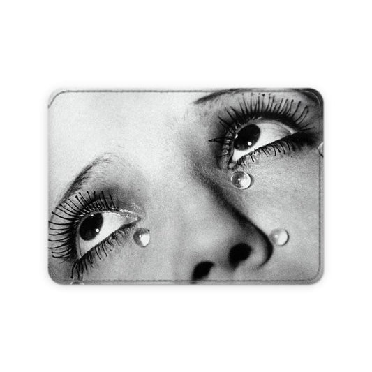MAN RAY - GLASS TEARS - LEATHER CARD CASE