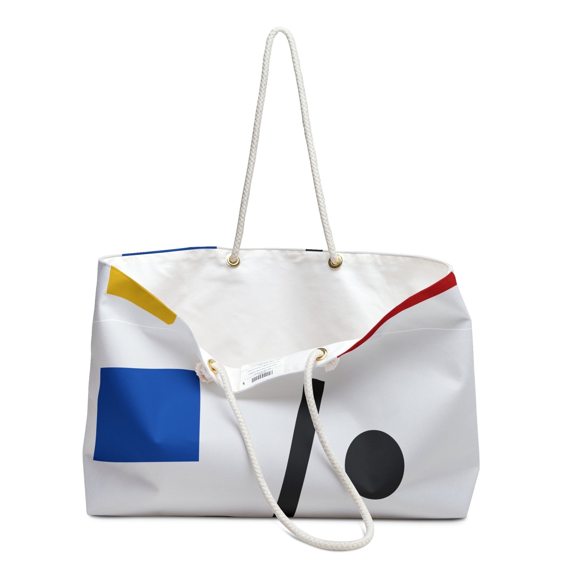 MYRIAM THYES - COMPOSITION WITH BROKEN CROSS, 2017 - WEEKENDER TOTE BAG