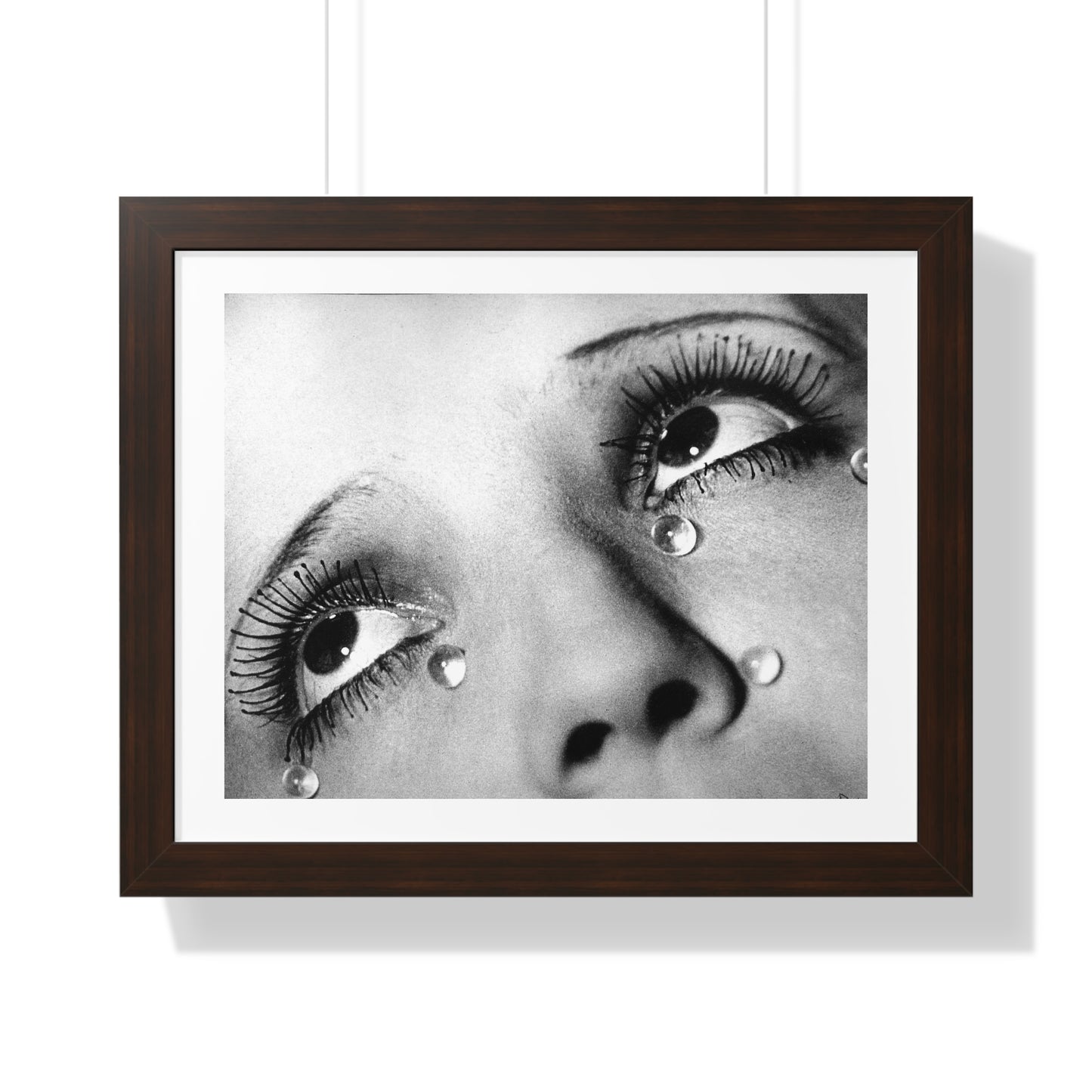 MAN RAY - GLASS TEARS, 1932 - FRAMED POSTER