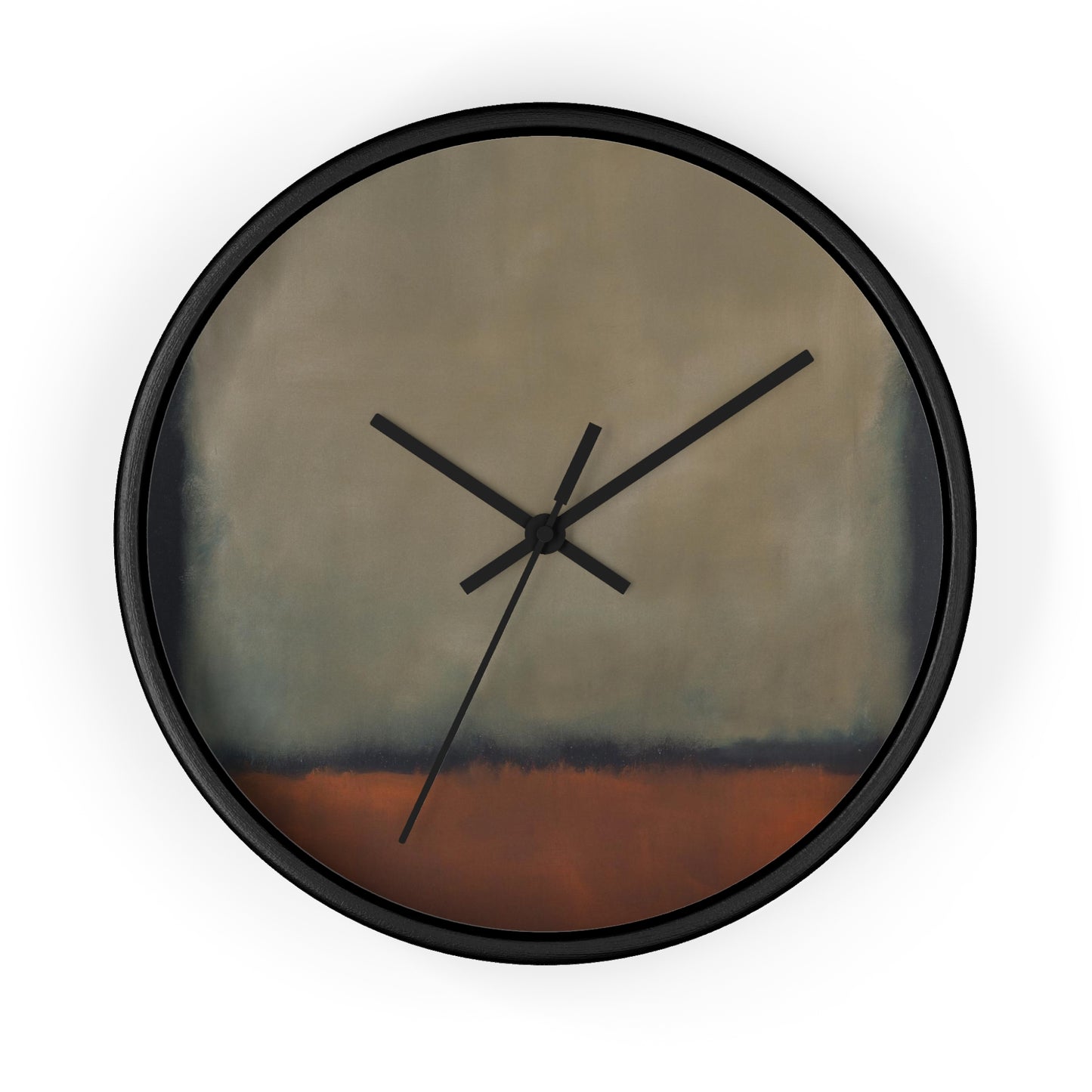 MARK ROTHKO - ABSTRACT - WOODEN WALL ART CLOCK 