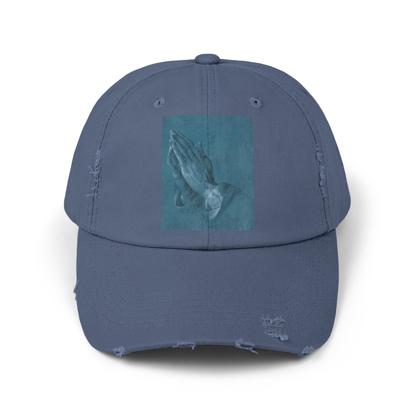 Praying Hands distressed cap