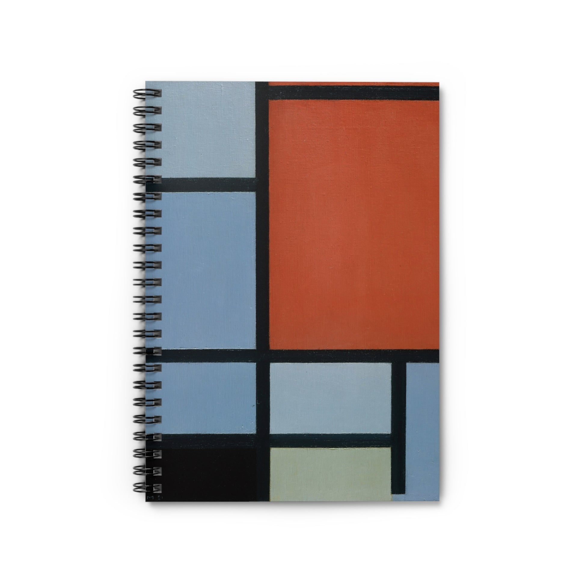 PIET MONDRIAN - COMPOSITION - SPIRAL ART NOTEBOOK