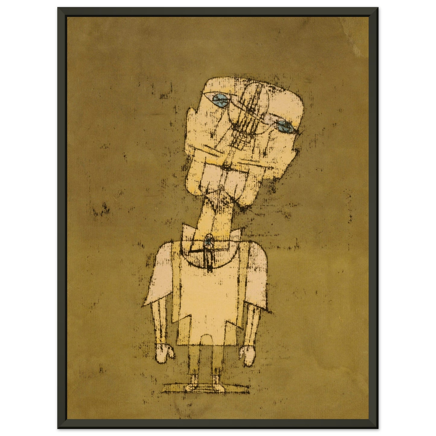 PAUL KLEE - GHOST OF A GENIUS (1922 ) - MUSEUM MATTE POSTER IN METAL FRAME