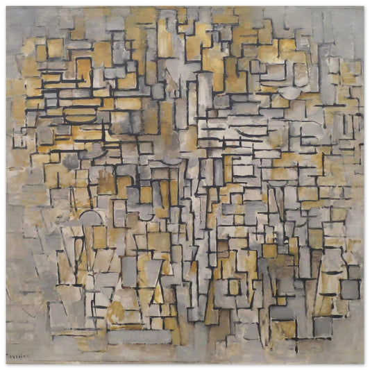 PIET MONDRIAN - TABLEAU No. 2, COMPOSITION No. VII - POSTER 12'' x 12''