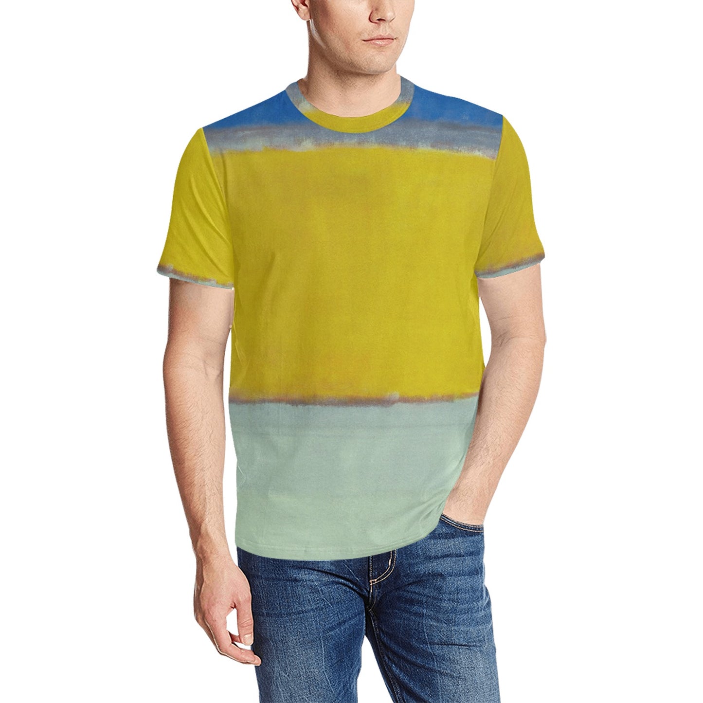 MARK ROTHKO - ABSTRACT ART - MEN'S ALL OVER PRINT T-SHIRT 