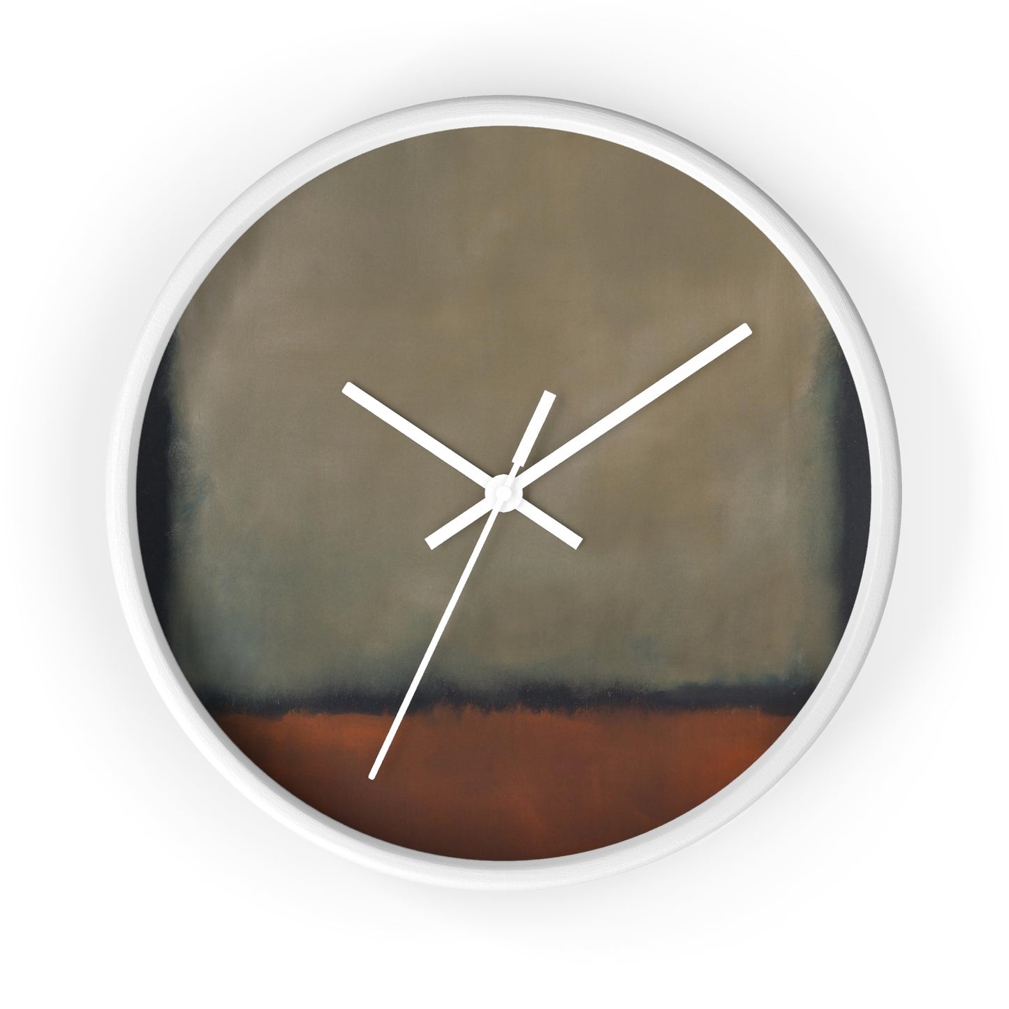 MARK ROTHKO - ABSTRACT - WOODEN WALL ART CLOCK 