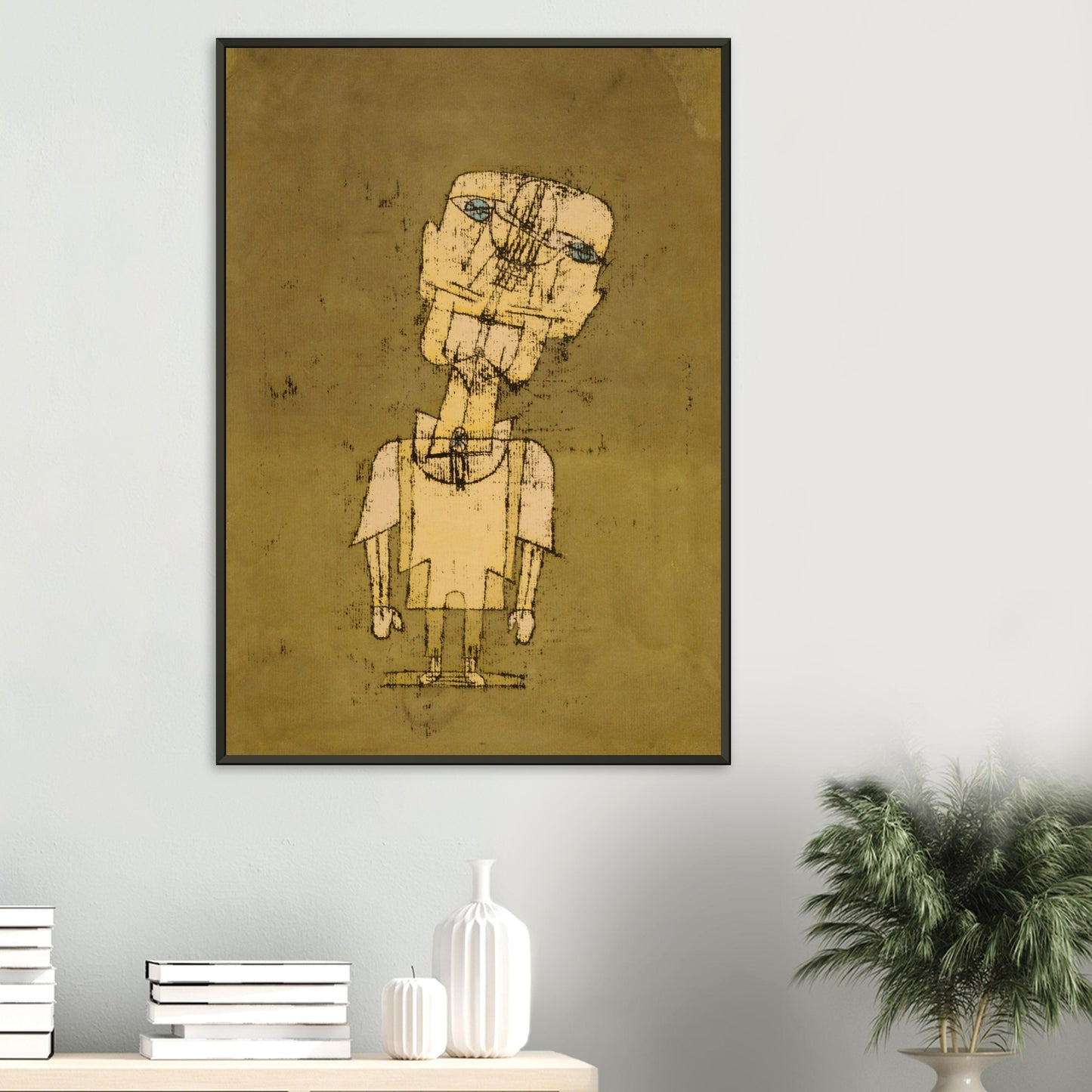 PAUL KLEE - GHOST OF A GENIUS (1922 ) - MUSEUM MATTE POSTER IN METAL FRAME