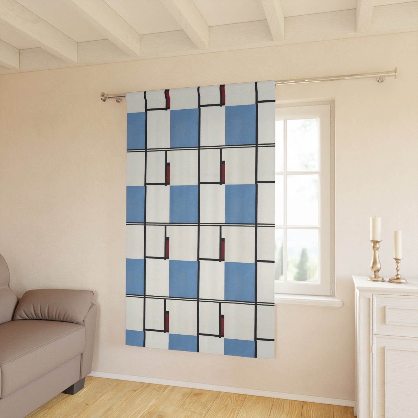 Piet Mondrian curtain