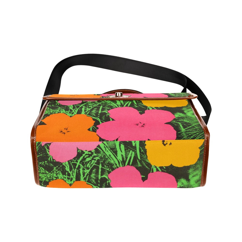 
ANDY WARHOL - FLOWERS - WATERPROOF CANVAS BAG FOR HER
