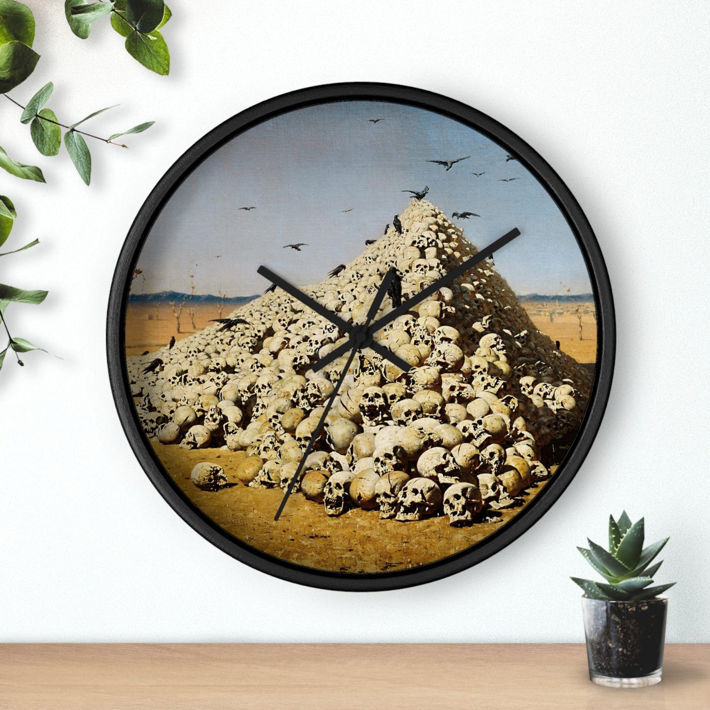 VASILY VERESHCHAGIN - THE APOTHEOSIS OF WAR - WOODEN WALL ART CLOCK