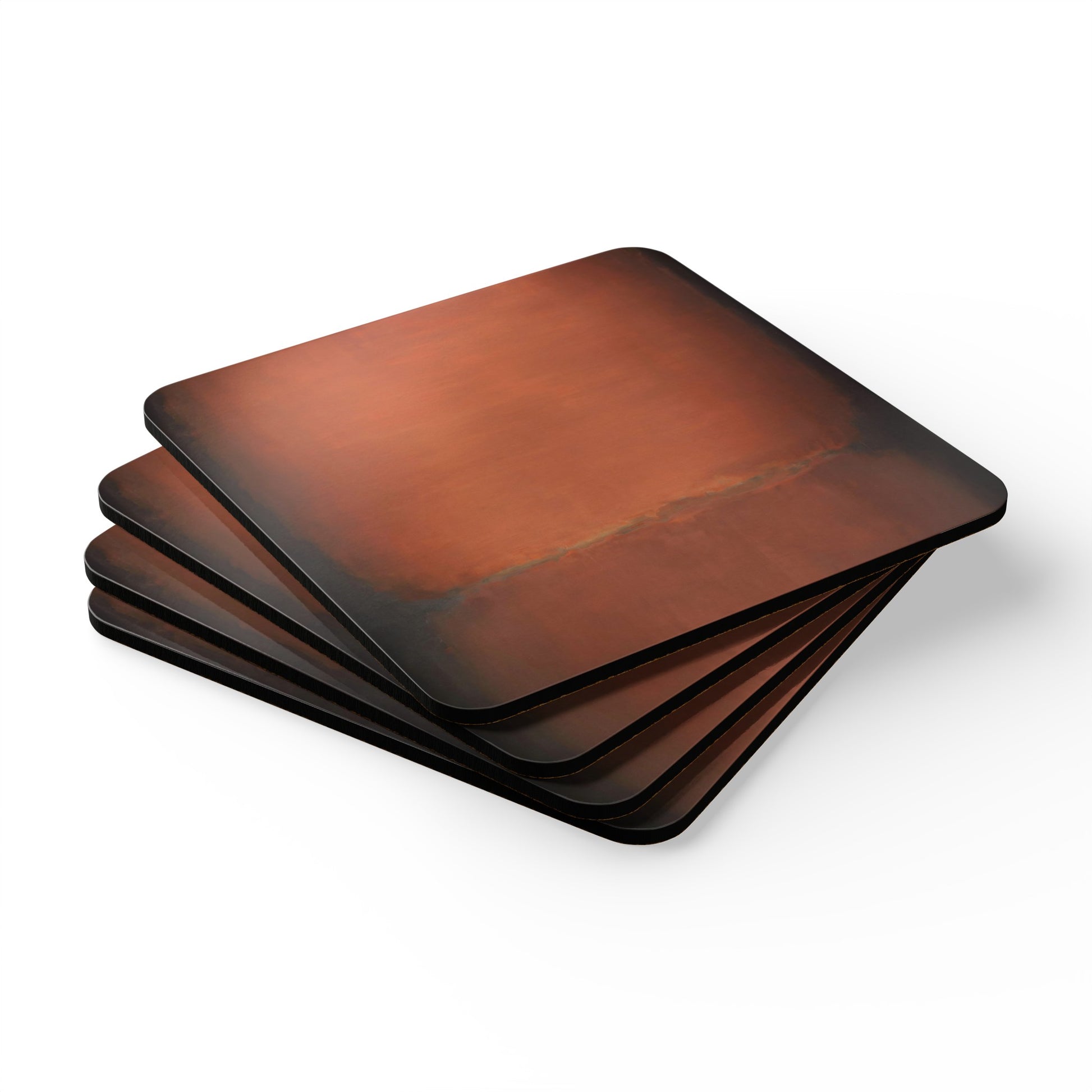 MARK ROTHKO - ABSTRACT - CORKWOOD COASTER SET